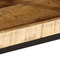 vidaXL Side Table 55x55x45 cm Solid Wood Rough Mango