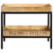 vidaXL Side Table 55x55x45 cm Solid Wood Rough Mango