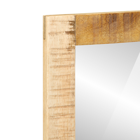 vidaXL Dressing Table 100x40x75/120 cm Solid Wood Rough Mango