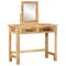 vidaXL Dressing Table with Mirror Solid Wood Rough Mango