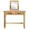 vidaXL Dressing Table with Mirror Solid Wood Rough Mango
