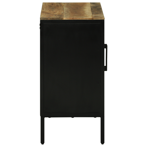 vidaXL Sideboard 70x35x70 cm Solid Rough Wood Mango