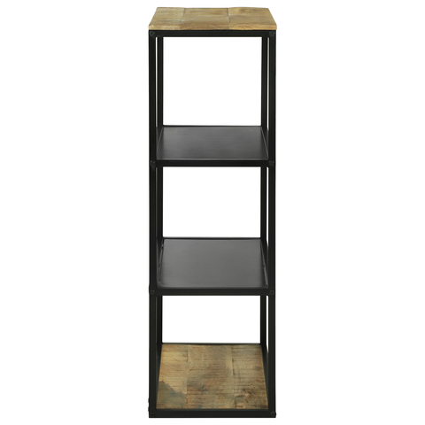 vidaXL Bookcase 70x35x110 cm Solid Wood Rough Mango