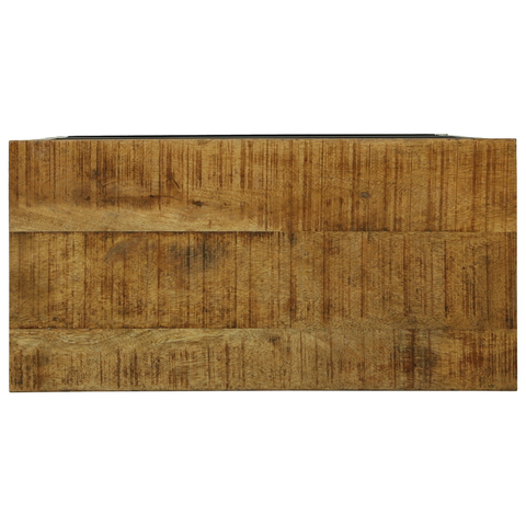 vidaXL Bookcase 70x35x110 cm Solid Wood Rough Mango