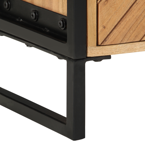 vidaXL Bedside Cabinet 40x30x50 cm Solid Wood Acacia