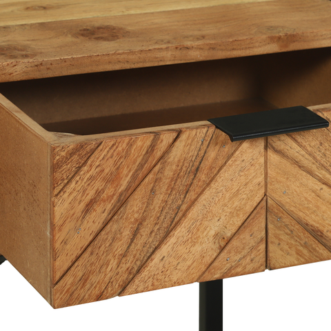 vidaXL Bedside Cabinet 40x35x50 cm Solid Wood Acacia