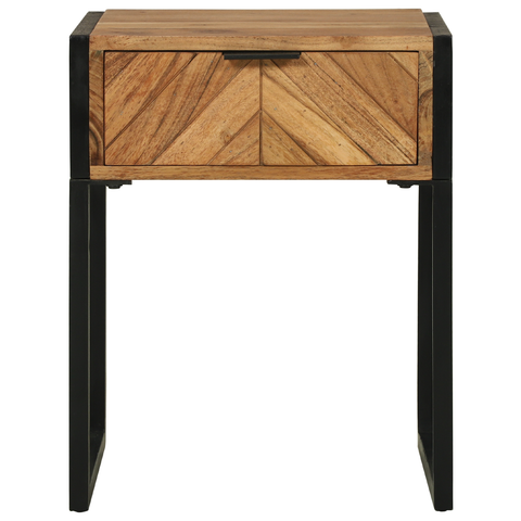 vidaXL Bedside Cabinet 40x35x50 cm Solid Wood Acacia