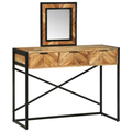 vidaXL Dressing Table with Mirror 100x40x120 cm Solid Wood Acacia