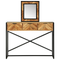 vidaXL Dressing Table with Mirror 100x40x120 cm Solid Wood Acacia