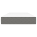 vidaXL Pocket Spring Bed Mattress Dark grey 120 x 190 x 20 cm Foam