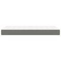 vidaXL Pocket Spring Bed Mattress Dark grey 120 x 190 x 20 cm Foam