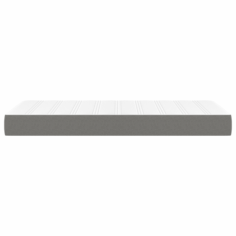 vidaXL Pocket Spring Bed Mattress Dark grey 120 x 190 x 20 cm Foam
