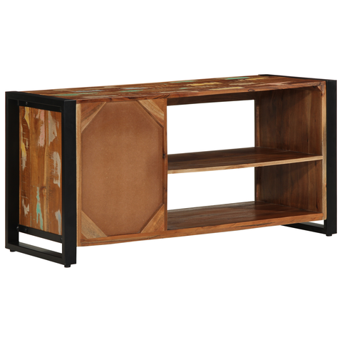 vidaXL Shoe Bench Multicolour 100x40x50 cm Solid Wood Reclaimed