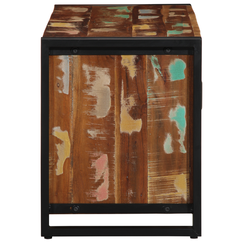 vidaXL Shoe Bench Multicolour 100x40x50 cm Solid Wood Reclaimed