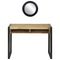 vidaXL Dressing Table with Mirror 100x50x75 cm Solid Rough Wood Mango