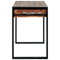 vidaXL Dressing Table with Mirror Multicolour 100x50x75 cm Solid Wood Reclaimed