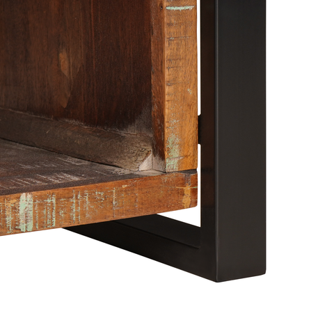 vidaXL Storage Bench Multicolour 80x35x40 cm Solid Wood Reclaimed