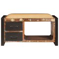 vidaXL Storage Bench Multicolour 80x35x40 cm Solid Wood Reclaimed