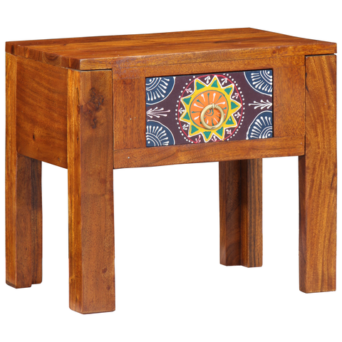 vidaXL Side Table 40x30x36 cm Solid Wood Acacia