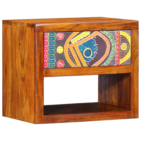 vidaXL Bedside Cabinets 2 pcs 40x35x35 cm Solid Wood Acacia