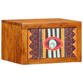 vidaXL Bedside Cabinet with Drawer Brown, multicolour 35 x 30 x 22 cm