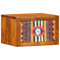 vidaXL Bedside Cabinet with Drawer Brown, multicolour 35 x 30 x 22 cm
