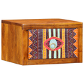 vidaXL Bedside Cabinet with Drawer Brown, multicolour 35 x 30 x 22 cm