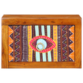 vidaXL Bedside Cabinet with Drawer Brown, multicolour 35 x 30 x 22 cm