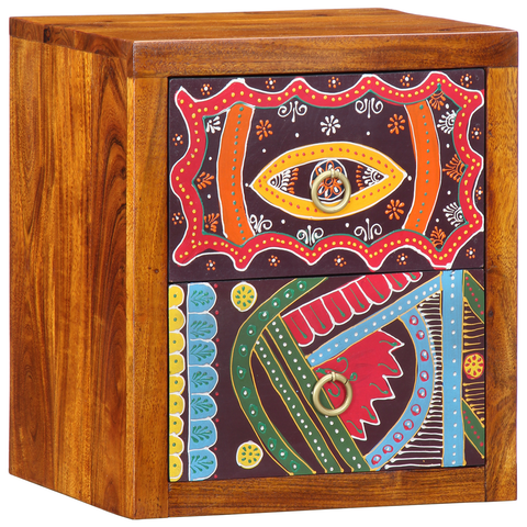 vidaXL Bedside Cabinet 35x30x40 cm Solid Wood Acacia