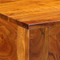 vidaXL Dressing Table with Mirror Honey Brown Solid Wood Acacia