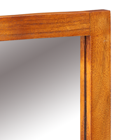 vidaXL Dressing Table with Mirror Honey Brown Solid Wood Acacia