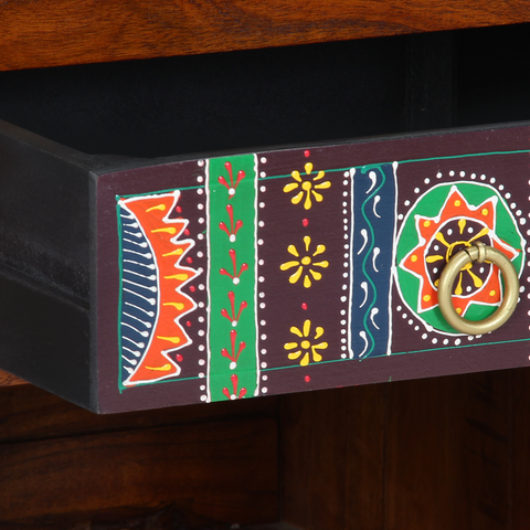 vidaXL Telephone Stand Honey Brown 40x35x75 cm Solid Wood Acacia