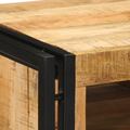 vidaXL Bedside Cabinet 40x40x59 cm Solid Rough Wood Mango