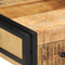 vidaXL Side Table 40x40x50 cm Solid Rough Wood Mango