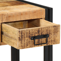 vidaXL Side Table 40x40x50 cm Solid Rough Wood Mango