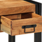 vidaXL Side Table 40x40x50 cm Solid Wood Acacia