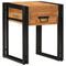 vidaXL Side Table 40x40x50 cm Solid Wood Acacia