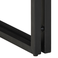 vidaXL End Table with Drawer Black 30x30x40 cm Solid Mango Wood