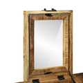 vidaXL Dressing Table 90x50x75 cm Solid Wood Mango