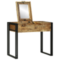 vidaXL Dressing Table 90x50x75 cm Solid Wood Mango