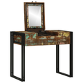 vidaXL Dressing Table 90x50x75 cm Solid Wood Reclaimed
