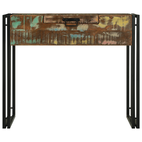 vidaXL Dressing Table 90x50x75 cm Solid Wood Reclaimed