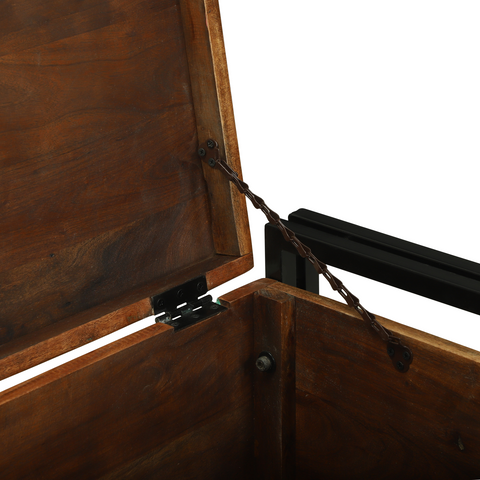 vidaXL Storage Box Multicolour 80x50x50 cm Solid Wood Reclaimed