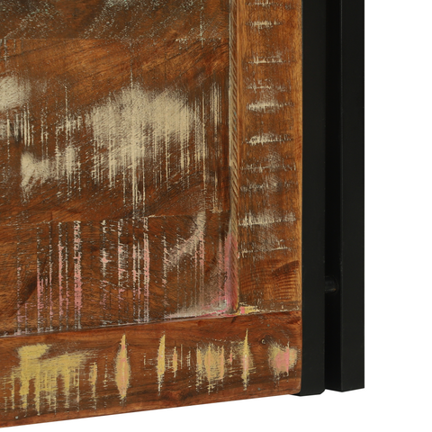 vidaXL Storage Box Multicolour 80x50x50 cm Solid Wood Reclaimed