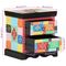 vidaXL Bedside Cabinet Multicolour 40x35x45 cm Engineered Wood