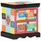 vidaXL Bedside Cabinet 2 pcs Multicolour 40x35x45 cm Engineered Wood