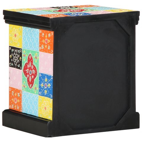 vidaXL Bedside Cabinet 2 pcs Multicolour 40x35x45 cm Engineered Wood
