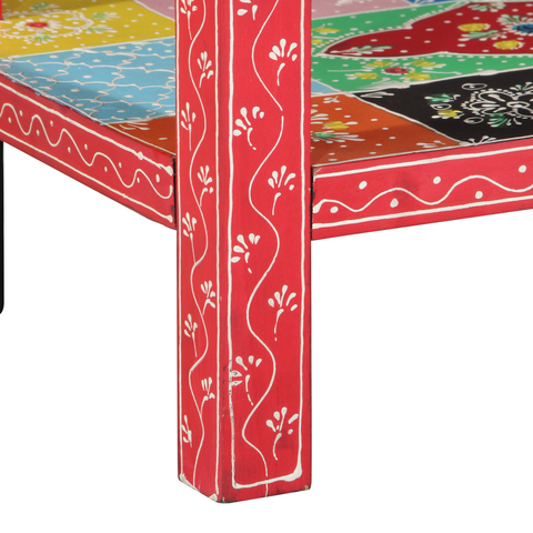 vidaXL Console Table with Drawers Multicolour Engineered Wood