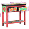 vidaXL Console Table with Drawers Multicolour Engineered Wood