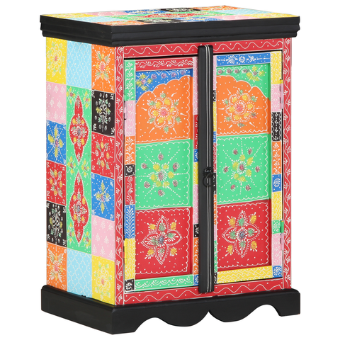 vidaXL Multicolor Console Table - 50x30x75 cm - Solid Mango Wood